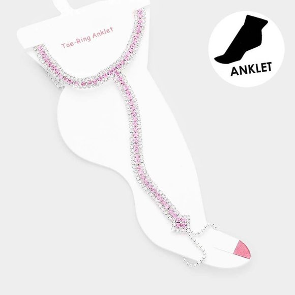 Crystal Evening Anklet - Picture 1 of 1